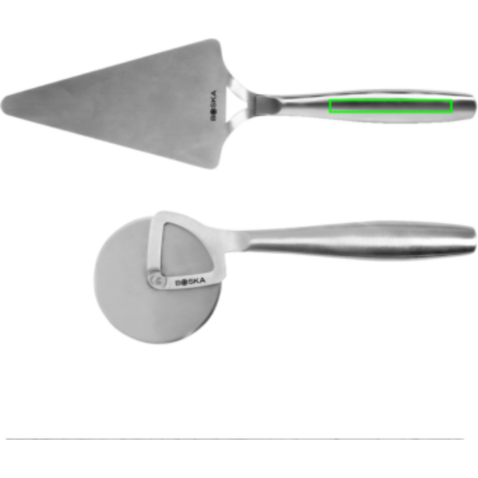 BOSKA Pizza-Set Copenhagen Stahl bedrucken, Art.-Nr. RB320550