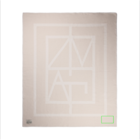 VINGA Monogram GRS Decke off white bedrucken, Art.-Nr. V4040603 VINGA Monogram GRS Decke off white bedrucken, Art.-Nr. V4040603