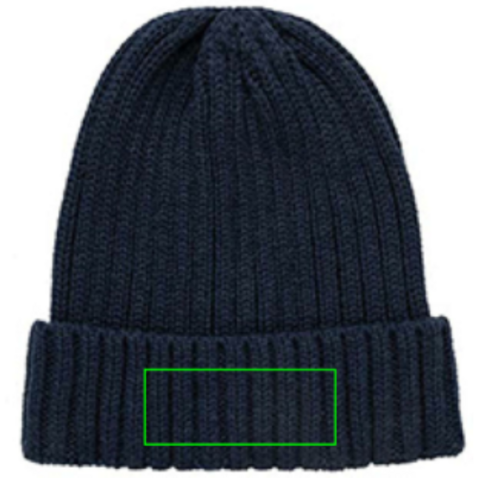 Kennedi AWARE™ Polylana® Beanie navy blau bedrucken, Art.-Nr. P453.3825 Kennedi AWARE™ Polylana® Beanie navy blau bedrucken, Art.-Nr. P453.3825