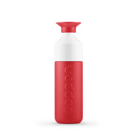 Dopper insulated (580 ml) + Flip Straw – Deep Coral bedrucken, Art.-Nr. 888999261_1396791