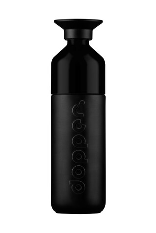 Dopper Black insulated (580 ml) + Flip Straw – blazing black bedrucken, Art.-Nr. 720999266_1396792