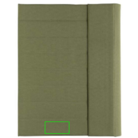 Impact Aware™ A4 Portfolio mit Magnetverschluss grün bedrucken, Art.-Nr. P774.377