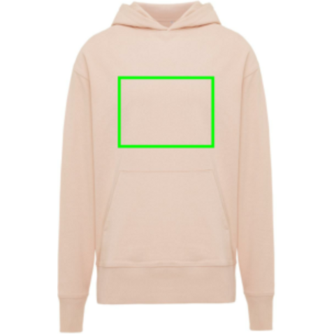 IQONIQ Yoho Relax-Hoodie aus recycelter Baumwolle peach nectar bedrucken, Art.-Nr. T9402.038.L IQONIQ Yoho Relax-Hoodie aus recycelter Baumwolle peach nectar bedrucken, Art.-Nr. T9402.038.L