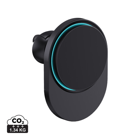 PowerCruze magnetischer 15W Autohalter aus RCS rec. ABS schwarz bedrucken, Art.-Nr. P309.1101 PowerCruze magnetischer 15W Autohalter aus RCS rec. ABS schwarz bedrucken, Art.-Nr. P309.1101