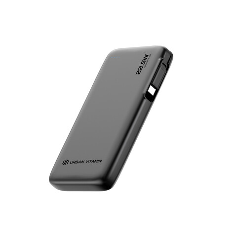 Urban Vitamin Emeryville 20W 10.000 mAh Powerbank schwarz bedrucken, Art.-Nr. P322.7301
