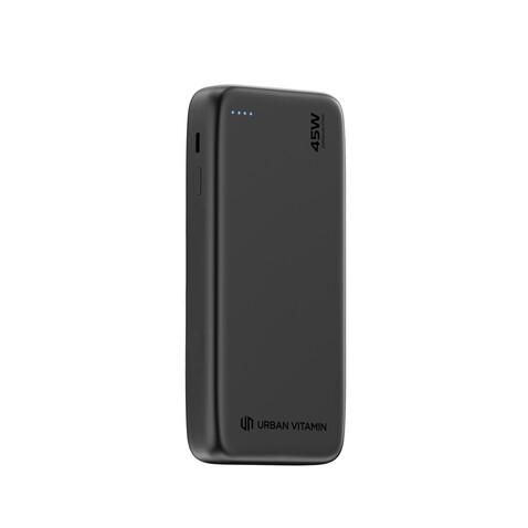 Urban Vitamin San Mateo 45W 20.000mAh Powerbank schwarz bedrucken, Art.-Nr. P322.7401