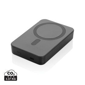 Amporia 10.000mAh magnetische Powerbank aus RCS rec. ABS schwarz bedrucken, Art.-Nr. P322.8901 Amporia 10.000mAh magnetische Powerbank aus RCS rec. ABS schwarz bedrucken, Art.-Nr. P322.8901