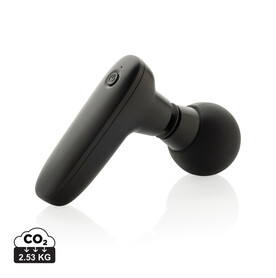 Revix Massage-Gun aus RCS recyceltem ABS schwarz bedrucken, Art.-Nr. P457.0101