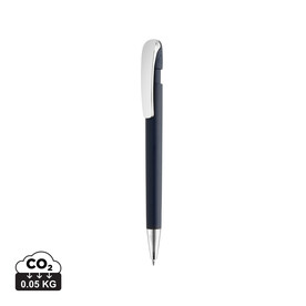 Glide GRS-zertifizierter rABS Stift mit Metallclip navy blau bedrucken, Art.-Nr. P611.3925