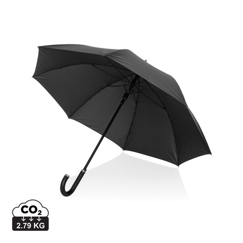 Swiss Peak Vero Aware™ RPET 25&quot;-Regenschirm schwarz bedrucken, Art.-Nr. P850.7501