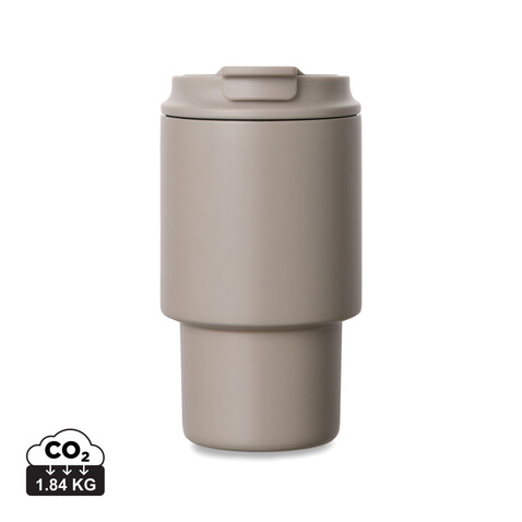 VINGA Nagano RCS To-Go-Becher, 350ml greige bedrucken, Art.-Nr. V4320619