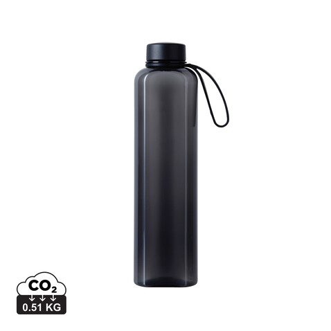 VINGA Arch 550ml Flasche aus RCS recyceltem PET schwarz bedrucken, Art.-Nr. V4330701