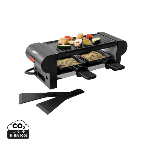 BOSKA Gourmet Raclette Mini 220V (EU Type F) schwarz bedrucken, Art.-Nr. RB851100 BOSKA Gourmet Raclette Mini 220V (EU Type F) schwarz bedrucken, Art.-Nr. RB851100