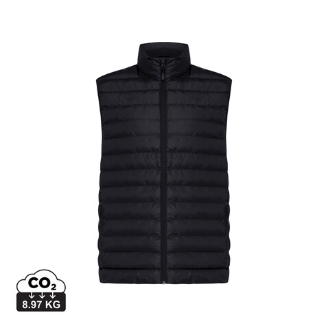 IQONIQ Meru Herren Bodywarmer aus recyceltem Polyester schwarz bedrucken, Art.-Nr. T1702.001.S IQONIQ Meru Herren Bodywarmer aus recyceltem Polyester schwarz bedrucken, Art.-Nr. T1702.001.S