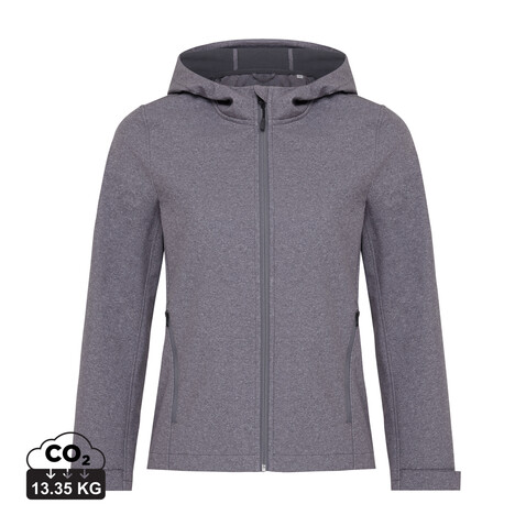 IQONIQ Makalu Damen Softshelljacke aus recyceltem Polyester vulcano heather grey bedrucken, Art.-Nr. T4700.028.L IQONIQ Makalu Damen Softshelljacke aus recyceltem Polyester vulcano heather grey bedrucken, Art.-Nr. T4700.028.L