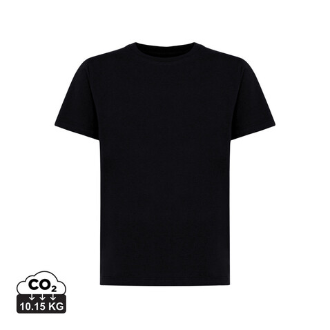 IQONIQ Koli Kids T-Shirt aus recycelter Baumwolle schwarz bedrucken, Art.-Nr. T6100.001.1112
