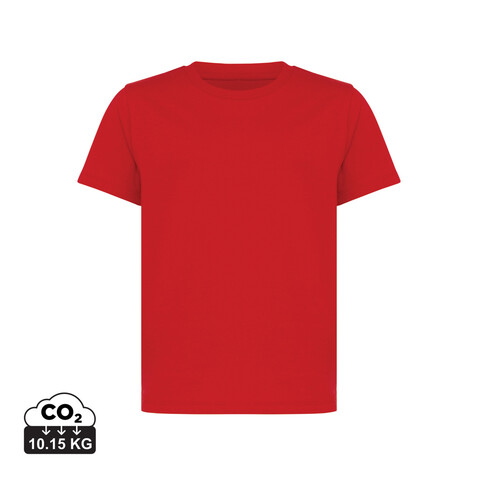 IQONIQ Koli Kids T-Shirt aus recycelter Baumwolle rot bedrucken, Art.-Nr. T6100.029.34