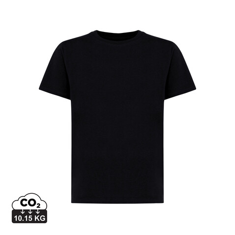 IQONIQ Koli Kids T-Shirt aus recycelter Baumwolle schwarz bedrucken, Art.-Nr. T6100.001.78