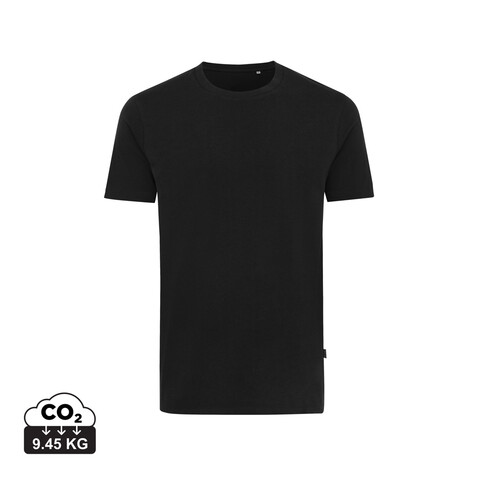 IQONIQ Bryce T-Shirt aus recycelter Baumwolle schwarz bedrucken, Art.-Nr. T9100.001.4XL