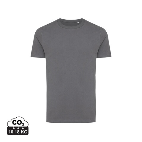 IQONIQ Bryce T-Shirt aus recycelter Baumwolle anthrazit bedrucken, Art.-Nr. T9100.019.S