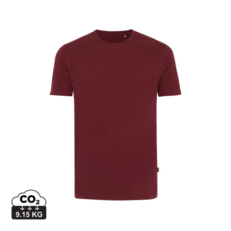 IQONIQ Bryce T-Shirt aus recycelter Baumwolle burgunderrot bedrucken, Art.-Nr. T9100.007.XXXL