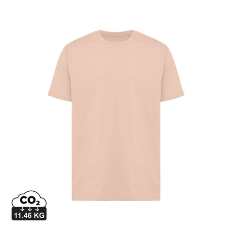 IQONIQ Kakadu relaxed T-Shirt aus recycelter Baumwolle peach nectar bedrucken, Art.-Nr. T9103.038.XXXL