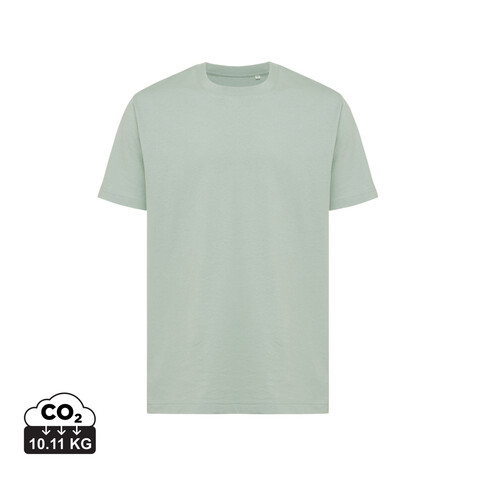 IQONIQ Kakadu relaxed T-Shirt aus recycelter Baumwolle Iceberg green bedrucken, Art.-Nr. T9103.023.XL