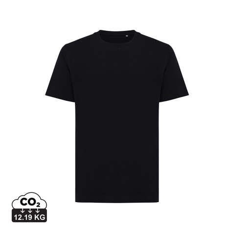 IQONIQ Kakadu relaxed T-Shirt aus recycelter Baumwolle schwarz bedrucken, Art.-Nr. T9103.001.XXXL