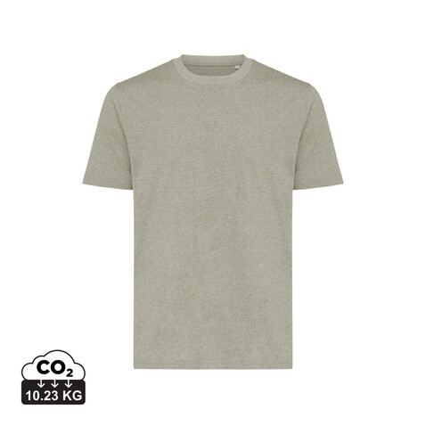 IQONIQ Sierra Lightweight T-Shirt aus recycelter Baumwolle light heather green bedrucken, Art.-Nr. T9104.033.M