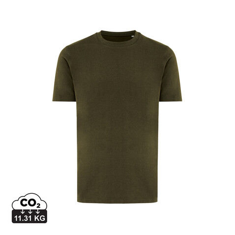 IQONIQ Brett T-Shirt aus recycelter Baumwolle khaki bedrucken, Art.-Nr. T9107.020.XXXL