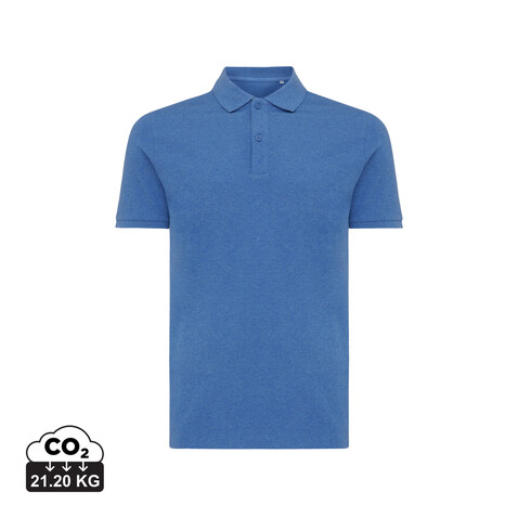 IQONIQ Yosemite Piqué-Poloshirt aus recycelter Baumwolle heather blue bedrucken, Art.-Nr. T9200.024.M IQONIQ Yosemite Piqué-Poloshirt aus recycelter Baumwolle heather blue bedrucken, Art.-Nr. T9200.024.M