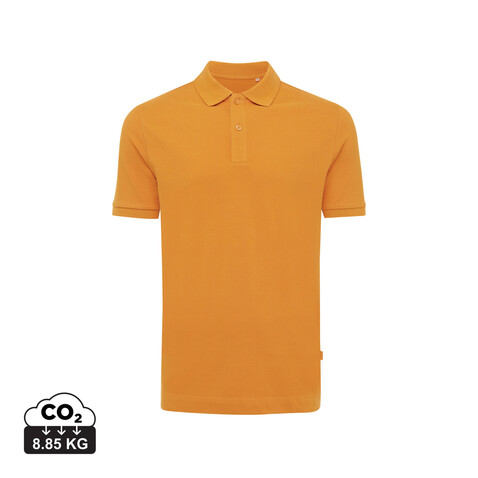 IQONIQ Yosemite Piqué-Poloshirt aus recycelter Baumwolle sundial orange bedrucken, Art.-Nr. T9200.012.XXXL