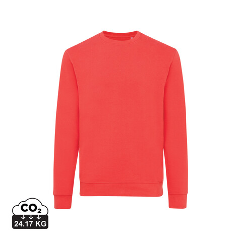 IQONIQ Zion Rundhals-Sweater aus recycelter Baumwolle luscious red bedrucken, Art.-Nr. T9300.008.M IQONIQ Zion Rundhals-Sweater aus recycelter Baumwolle luscious red bedrucken, Art.-Nr. T9300.008.M