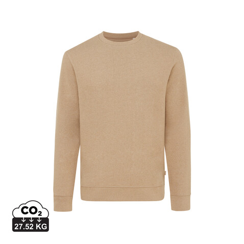 IQONIQ Denali ungefärbt. Rundhals-Sweater aus recycelter BW heather brown bedrucken, Art.-Nr. T9301.017.L IQONIQ Denali ungefärbt. Rundhals-Sweater aus recycelter BW heather brown bedrucken, Art.-Nr. T9301.017.L