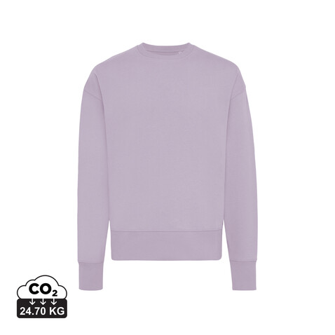 IQONIQ Kruger Relax-Rundhals-Sweater aus recycelt. Baumwolle lavender bedrucken, Art.-Nr. T9302.011.S IQONIQ Kruger Relax-Rundhals-Sweater aus recycelt. Baumwolle lavender bedrucken, Art.-Nr. T9302.011.S