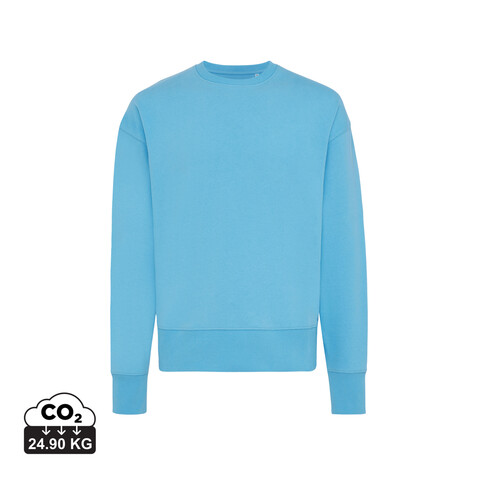 IQONIQ Kruger Relax-Rundhals-Sweater aus recycelt. Baumwolle tranquil blue bedrucken, Art.-Nr. T9302.010.XXXL IQONIQ Kruger Relax-Rundhals-Sweater aus recycelt. Baumwolle tranquil blue bedrucken, Art.-Nr. T9302.010.XXXL