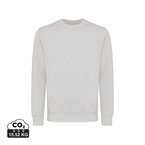 IQONIQ Etosha Lightweight Sweater aus recycelter Baumwolle light heather grey bedrucken, Art.-Nr. T9303.032.L IQONIQ Etosha Lightweight Sweater aus recycelter Baumwolle light heather grey bedrucken, Art.-Nr. T9303.032.L
