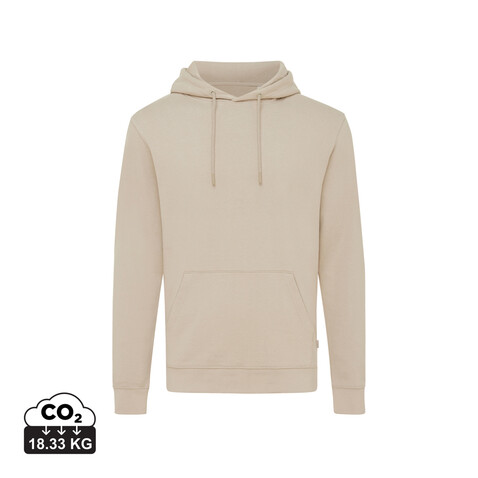 IQONIQ Jasper Hoodie aus recycelter Baumwolle desert bedrucken, Art.-Nr. T9400.006.XXS