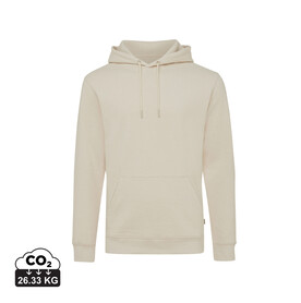 IQONIQ Torres ungefärbter Hoodie aus recycelter Baumwolle natural raw bedrucken, Art.-Nr. T9401.018.XXXL
