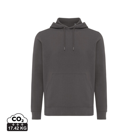 IQONIQ Rila Lightweight Hoodie aus recycelter Baumwolle anthrazit bedrucken, Art.-Nr. T9404.019.XL IQONIQ Rila Lightweight Hoodie aus recycelter Baumwolle anthrazit bedrucken, Art.-Nr. T9404.019.XL