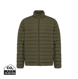 IQONIQ Maiko Herren Steppjacke aus recyceltem Polyester khaki bedrucken, Art.-Nr. T1703.020.XXXL