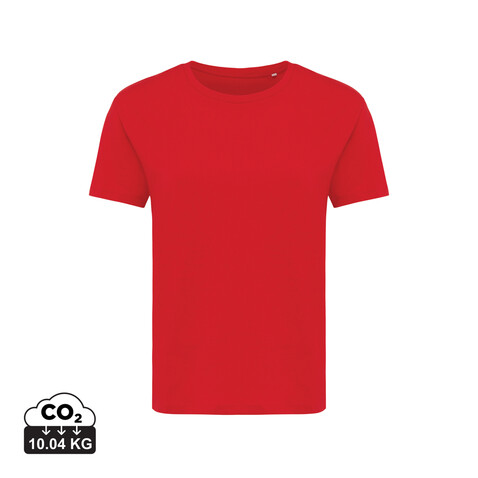 IQONIQ Yala Damen T-Shirt aus recycelter Baumwolle rot bedrucken, Art.-Nr. T4100.029.XXS