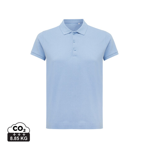 IQONIQ Yosemite Damen Piqué-Poloshirt aus rec. Baumwolle sky blue bedrucken, Art.-Nr. T4200.022.M IQONIQ Yosemite Damen Piqué-Poloshirt aus rec. Baumwolle sky blue bedrucken, Art.-Nr. T4200.022.M