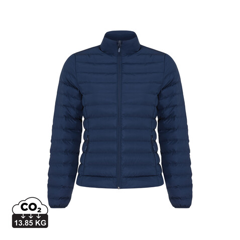 IQONIQ Maiko Damen Steppjacke aus recyceltem Polyester navy blau bedrucken, Art.-Nr. T4703.002.XXL