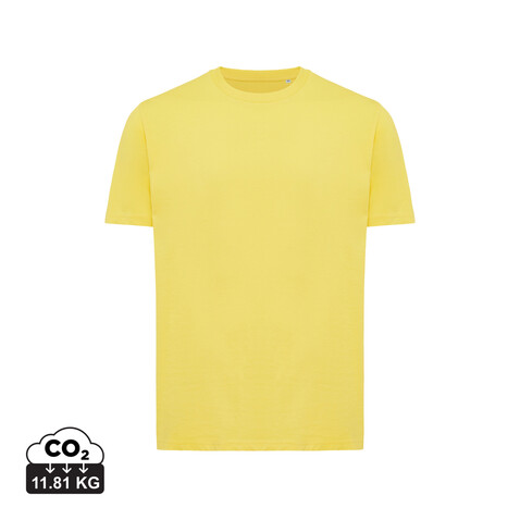 IQONIQ Sierra Lightweight T-Shirt aus recycelter Baumwolle gelb bedrucken, Art.-Nr. T9104.045.XS