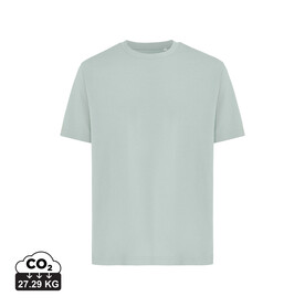 IQONIQ Nikko Heavyweight T-Shirt aus recycelter Baumwolle Iceberg green bedrucken, Art.-Nr. T9106.023.XXXL