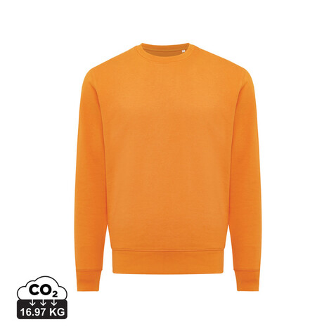 IQONIQ Etosha Lightweight Sweater aus recycelter Baumwolle orange bedrucken, Art.-Nr. T9303.044.S IQONIQ Etosha Lightweight Sweater aus recycelter Baumwolle orange bedrucken, Art.-Nr. T9303.044.S