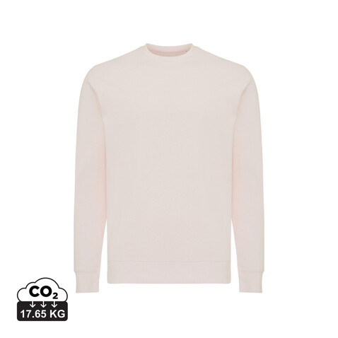 IQONIQ Etosha Lightweight Sweater aus recycelter Baumwolle cloud pink bedrucken, Art.-Nr. T9303.039.XXS