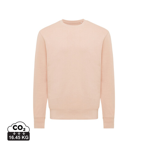 IQONIQ Etosha Lightweight Sweater aus recycelter Baumwolle peach nectar bedrucken, Art.-Nr. T9303.038.L