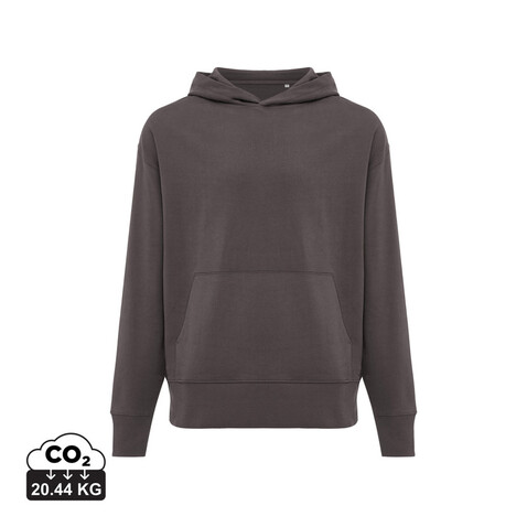 IQONIQ Yoho Relax-Hoodie aus recycelter Baumwolle anthrazit bedrucken, Art.-Nr. T9402.019.L IQONIQ Yoho Relax-Hoodie aus recycelter Baumwolle anthrazit bedrucken, Art.-Nr. T9402.019.L